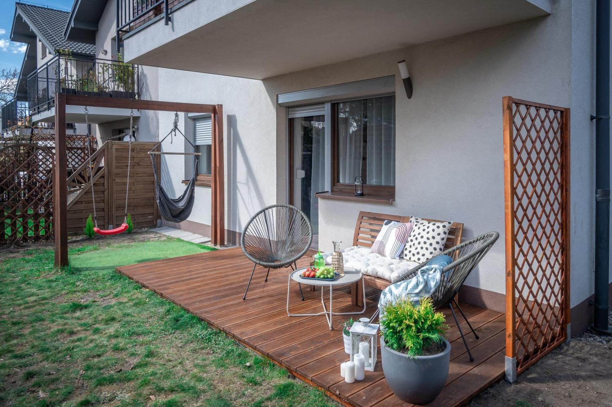 Malinowelove Aircon, 3 Rooms, Parking, Ogrod Krasków Exterior foto