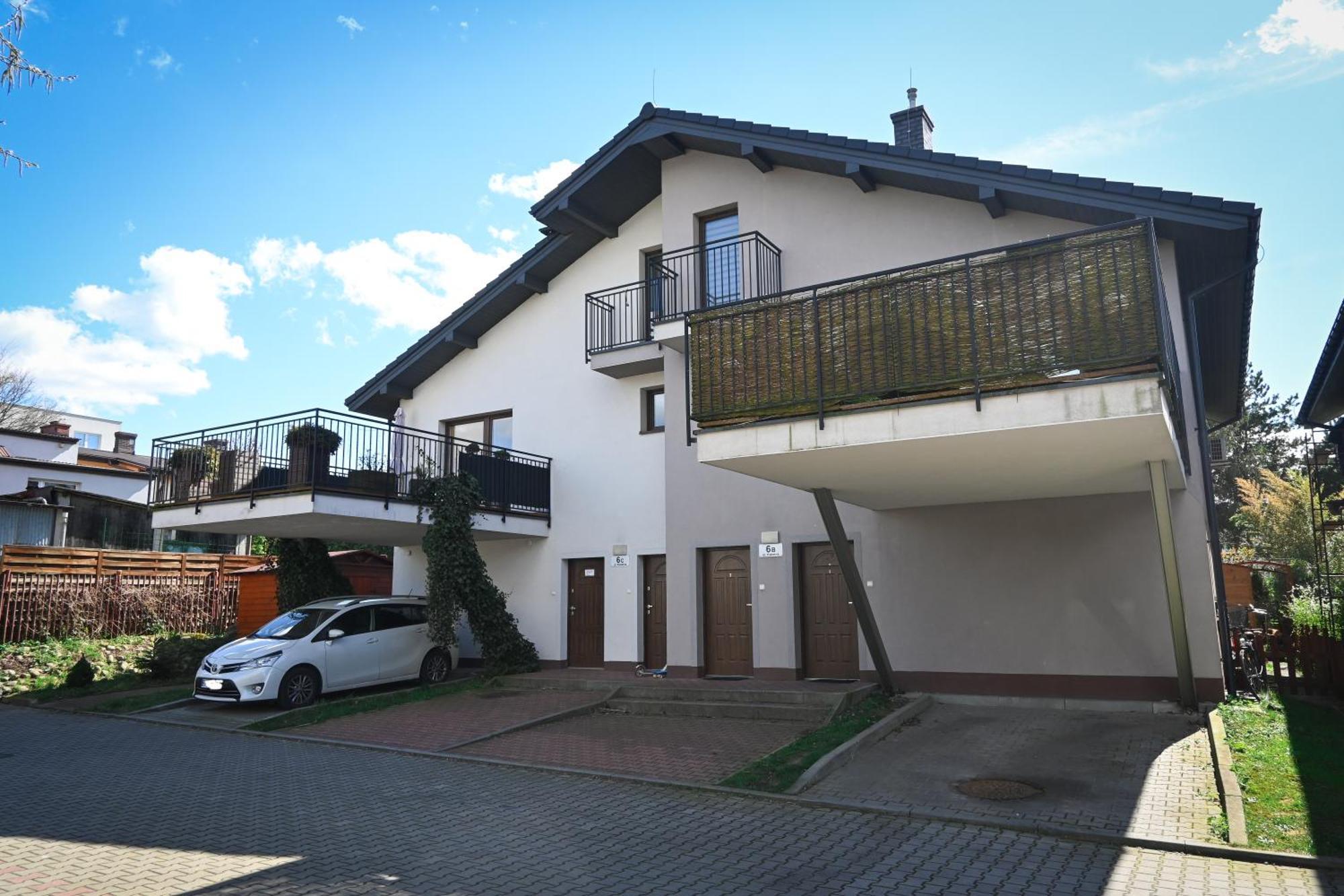 Malinowelove Aircon, 3 Rooms, Parking, Ogrod Krasków Exterior foto